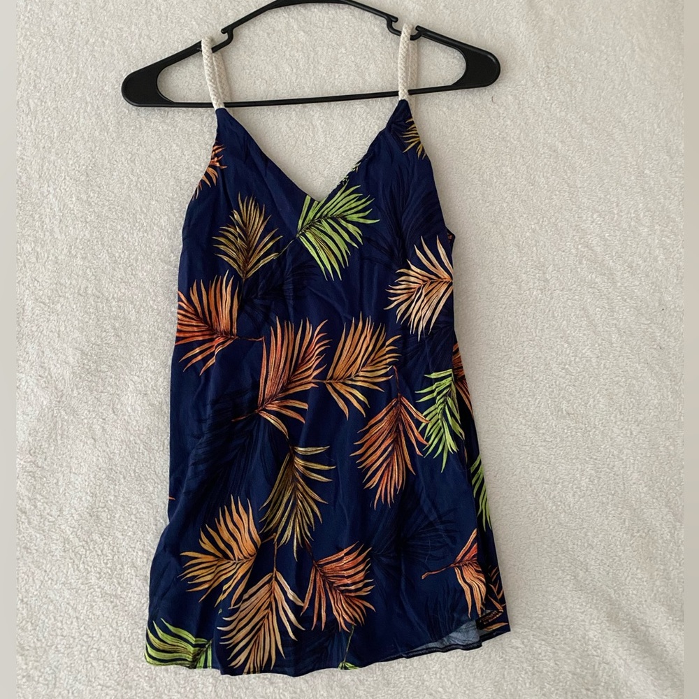 Casual blouse from Brazil. Rope braided straps.